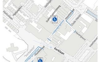 Voetgangersgebied centrum Sassenheim